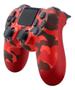 Imagem de Controle Joystick Sem Fio Genérica Camuflado Wireless Vermelho