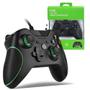 Imagem de Controle Joystick Xbox One Com Fio Ou Pc Gamer Cor Preto Top