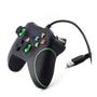 Imagem de Controle Joystick Xbox One Com Fio Ou Pc Gamer Cor Preto Top