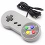 Imagem de Controle manete joystick para pc Super Snes Colorido USB console joy game