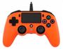 Imagem de Controle Nacon Wired Compact Controller Orange (Com fio, Laranja) - PS4 e PC