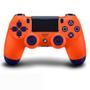 Imagem de Controle Playstation Sony Dualshock 4 Original Laranja Ps4