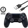 Imagem de Controle PS 4 Dualshock 4 Original Sony Preto Onix Black + Cabo