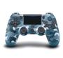 Imagem de Controle Ps4 DoubleShock Sem Fio Camuflado Azul Compatível PS4 PC gamer Celular - Altomex