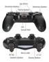 Imagem de Controle Ps4 Preto Com Bluetooth Para Pc E Video Game