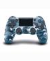 Imagem de Controle Ps4 Sem Fio Joystick Ps4 Camuflado Controle Compatível Ps4 PC Sem Fio Gamer Celular Azul