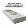 Imagem de Controle remoto ar condicionado midea/springer/carrier/comfee/trane -8063 -42mac