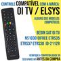 Imagem de Controle remoto compatível com ELSYS OI TV SES6 ETRS35 ETRS37 ETRS38 + Pilhas