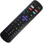 Imagem de Controle Remoto Compatível Com Smart TV AOC ROKU Com Botões Netflix Globoplay Google Play Hbo Go