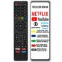 Imagem de Controle Remoto Compatível com Smart  Tv Philco 4K Netflix YouTube Prime Vídeo e Globo Play PTV40G50SNS 4K LED V.A