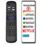 Imagem de Controle Remoto Compatível Com Smart Tv Semp Roku Globo Play Netflix HBO 