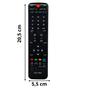 Imagem de Controle Remoto Compatível Com TV Smart LCD SK7963 Resistente