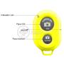 Imagem de Controle Remoto Disparador De Fotos Bluetooth Selfie Amarelo