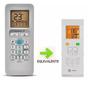 Imagem de Controle Remoto Para Ar 8063 2MWC0518C10ROBL 2MWC0524C10ROBL 2MWC0536C10ROBL 2MWC0548C10ROBL