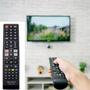 Imagem de Controle Remoto Para Smart TV 4K  Kit com 2 Unidades e Pilhas AAA
