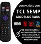 Imagem de Controle Remoto Para Smart TV Compatível com TCL SEMP Roku 9185