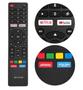 Imagem de Controle Remoto Para Tv Multilaser Smart Tl020 Tl024 42 e 43
