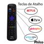 Imagem de Controle remoto philco roku tv rc-nwir3026000082 netflix / prime video / globo play / apple tv+