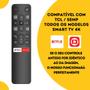 Imagem de Controle Remoto TCL SEMP Smart TV Teclas Netflix e Globoplay  Reposição