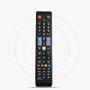 Imagem de Controle Remoto Universal Tv Controle Remoto Sem Fio Inteligente Para Samsung Hdtv LED Tv Digital Inteligente Preto