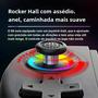 Imagem de Controle Sem Fio RGB para Tablet e Switch - Joystick Bluetooth com Alongamento para P3