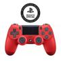 Imagem de Controle Sony Dualshock 4 Magma Red (Com led frontal) - PS4