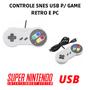 Imagem de Controle Super Snes Usb Para Pc, Notebook Video Games Retro