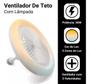 Imagem de Controle Total: Ventilador De Teto Com Luz De Led Integrada Controle Remoto