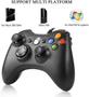 Imagem de Controle Usb compatível Xbox 360 Computador Notebook Preto