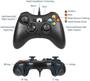 Imagem de Controle Usb compatível Xbox 360 Computador Notebook Preto
