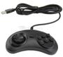 Imagem de Controle USB Joystick Mega Drive Para Computador Pc Mac Emulador Preto