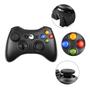 Imagem de Controle Video Game Compatível com Xbox 360 Pc Sem Fio Joystick Manete X360
