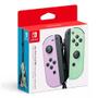 Imagem de Controles Joy Con L/R Verde e Roxo Pastel Nintendo Switch