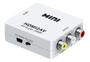 Imagem de Conversor Adaptador Hdmi(Ent) X Rca(Sai) Com Saída De Áudio