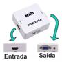 Imagem de Conversor Adaptador Hdmi Para Vga   Com Saída P2 Áudio + Cabo Vga + Cabo HDMI
