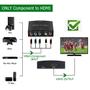 Imagem de Conversor Anber-Tech YPbPr para HDMI 4K - V1.4 com Áudio