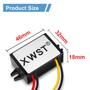 Imagem de Conversor DC-DC XWST 8-85V para 5V 3A 15W - Saída Micro USB