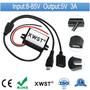 Imagem de Conversor DC-DC XWST 8-85V para 5V 3A 15W - Saída Micro USB