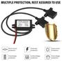 Imagem de Conversor DC-DC YIPIN HEXHA 12V/24V para 5V 3A 15W com 2 USB