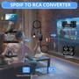 Imagem de Conversor de Áudio Digital para Analógico CAMWAY - Óptico para RCA