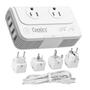 Imagem de Conversor de tensão Ceptics 200W 220V a 110V com 3 portas USB