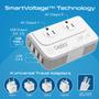 Imagem de Conversor de tensão Ceptics 200W 220V a 110V com 3 portas USB