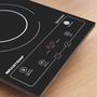 Imagem de Cooktop 1 Boca Portátil de Indução Elétrico Gourmand Brastemp 127V Preto