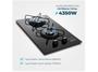 Imagem de Cooktop 2 Bocas a Gás GLP Mondial Mesa de Vidro Preto Acendimento Automático Portátil CTG-04