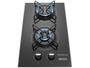 Imagem de Cooktop 2 Bocas a Gás GLP Mondial Mesa de Vidro Preto Acendimento Automático Portátil CTG-04