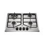 Imagem de Cooktop 4 Bocas a Gás Electrolux Inox Experience Multi Chama e Grade Ferro Fundido (KE4XC)