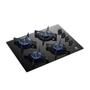 Imagem de Cooktop 4 Bocas a Gás Electrolux Mesa de Vidro Efficient Grade de Aço Fosco (KE4GR)
