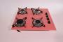Cooktop 4 bocas Chamalux ultra chama Bivolt Rosa Imagem de Cooktop 4 bocas Chamalux ultra chama Bivolt Rosa