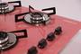 Cooktop 4 bocas Chamalux ultra chama Bivolt Rosa Imagem de Cooktop 4 bocas Chamalux ultra chama Bivolt Rosa