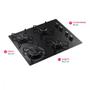 Imagem de Cooktop 4 Bocas Consul à Gás Facilite CD060 Bivolt